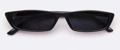 Misty Blue 90s Skinny Fashion Sunglasses
