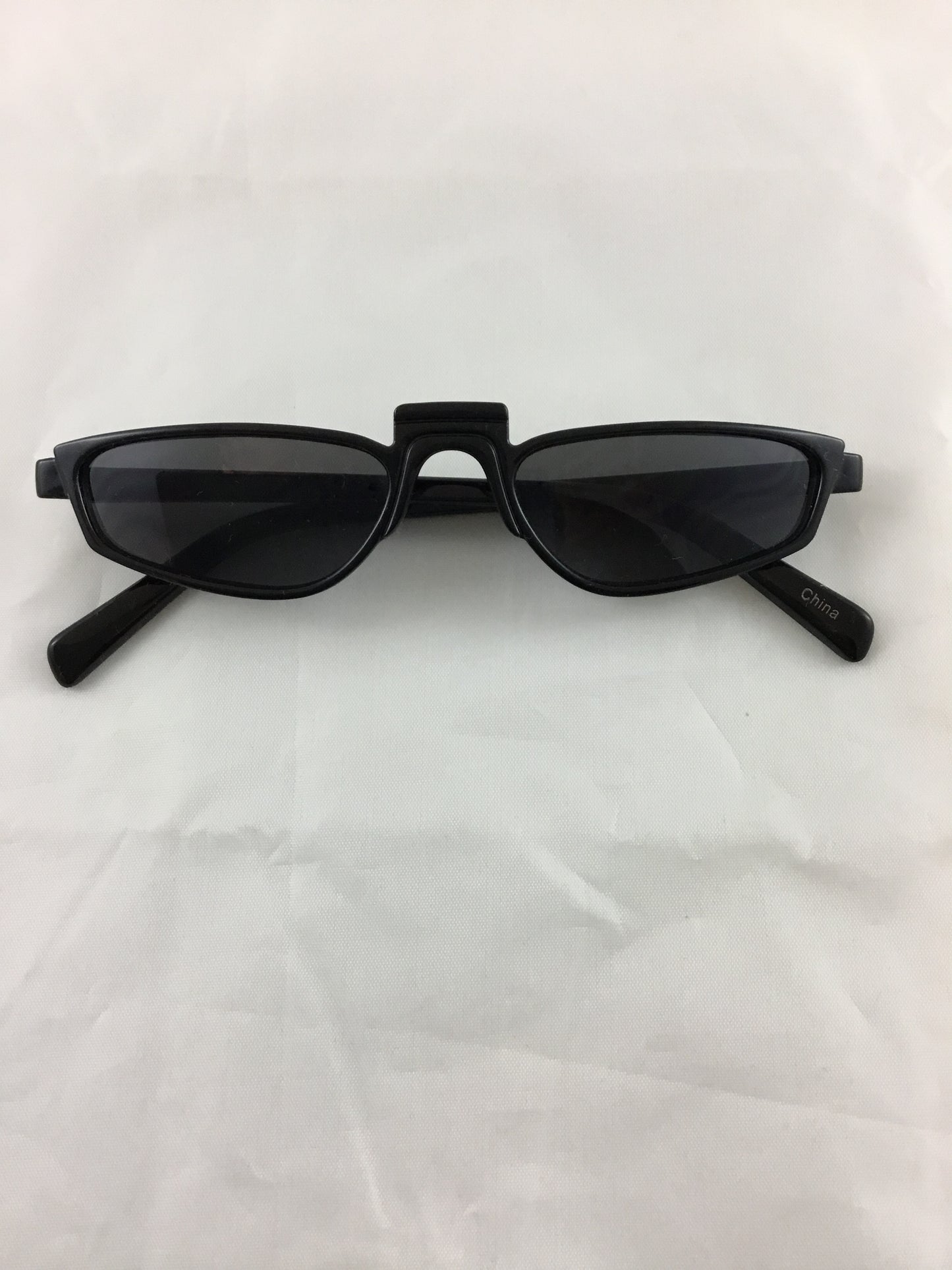 Misty Blue Retro Narrow Frame Sunglasses