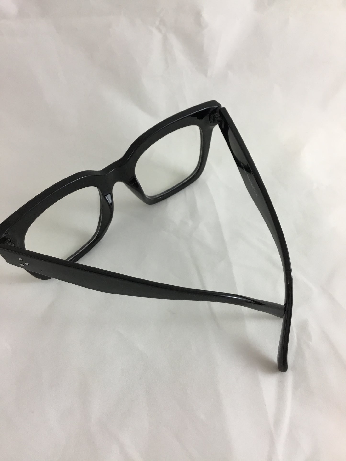 Misty Blue Oversized Blue Light Square Glasses
