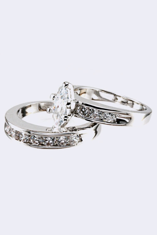 Misty Blue Yari - Marquise Cut Engagement Ring