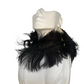 Misty Blue Kyla - Feather Choker Necklace and Earring Set