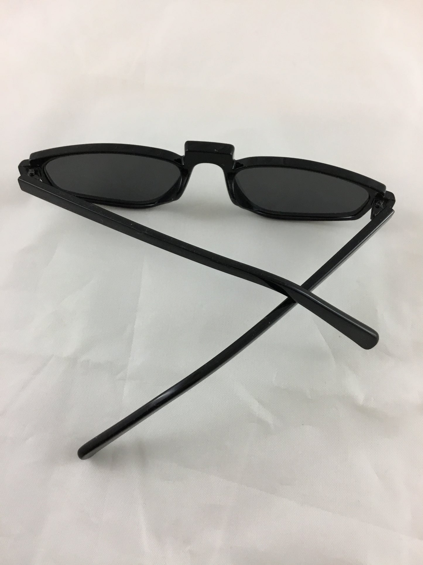 Misty Blue Retro Narrow Frame Sunglasses
