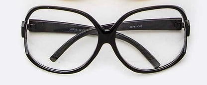 Misty Blue Oversized Optical Butterfly Glasses