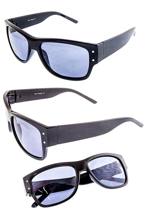 Misty Blue Rectangular Shade Sunglasses